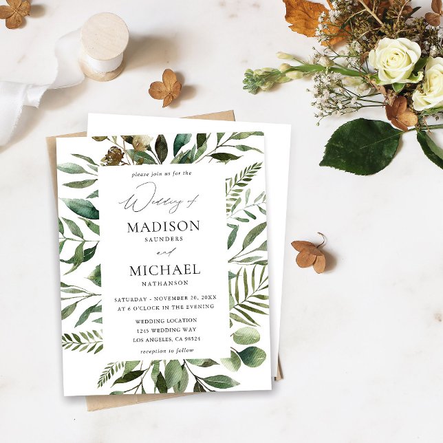 Budget Leaves & Eucalyptus Rustic Wedding (Creator Uploaded)