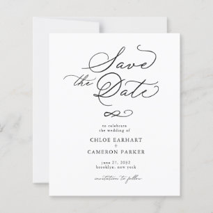 BUDGET legant Traditional Calligraphy Wedding