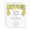 Budget Lemon Blossom Bridal Shower Invitation