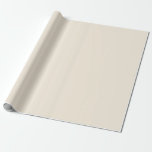 BUDGET Light BEIGE Monochrome Wedding Wrapping Paper<br><div class="desc">Enjoy this subtle magnolia,  light beige cream,  champagne colour wedding item which is part of a large collection including wedding invitations,  rsvp,  save the dates,  thank you cards,  favour stickers,  gift wrap and more.</div>
