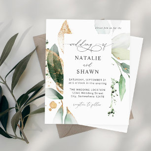 Budget Light Eucalyptus Glow Gold Wedding