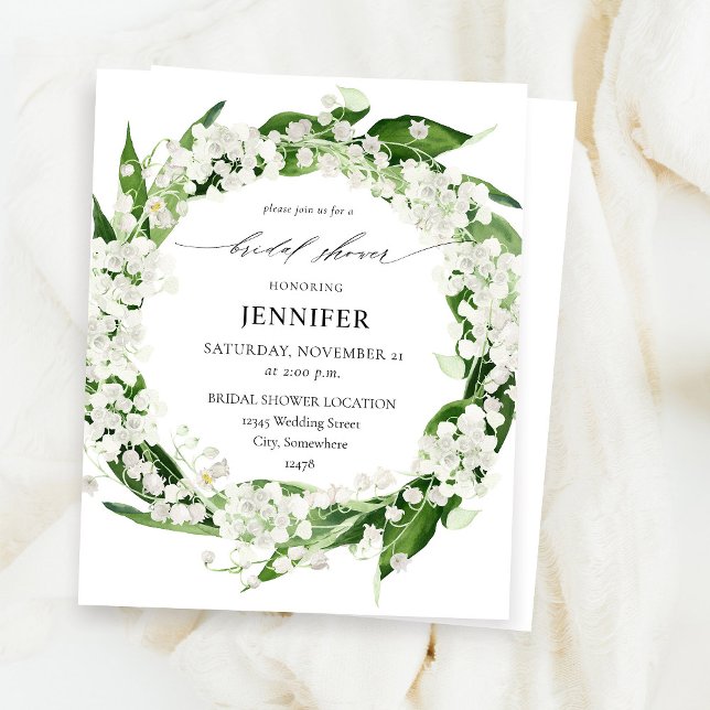 Budget Lily of the Valley Floral Bridal Shower (Creator Uploaded)