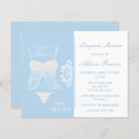 Budget Lingerie Bachelorette Party Invitation