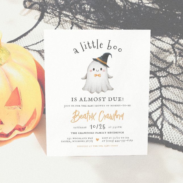 Budget Little Boo Halloween Boy Baby Shower (Creator Uploaded)