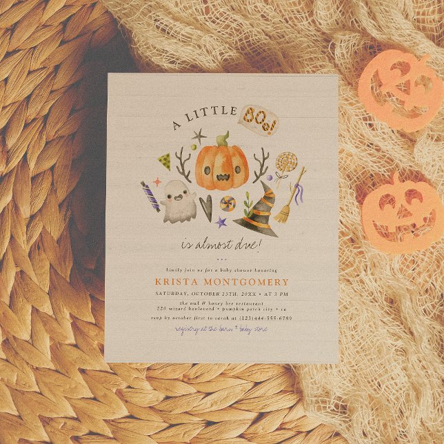 Budget Little Boo Halloween Pumpkin Baby Shower (Creator Uploaded)