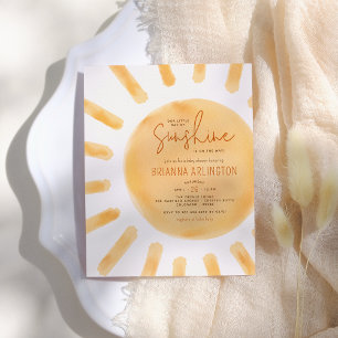 Budget Little Sunshine Gender Neutral Baby Shower