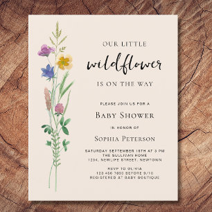 Budget Little Wildflower Baby Shower