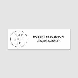 Budget Logo Business Store Identification Badge, Name Tag