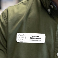 Budget Logo Business Store Identification Badge,