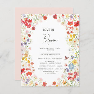 Budget Love in Bloom Wildflowers Bridal Shower