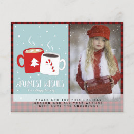 Budget Lumberjack Photo Christmas Invite Letter