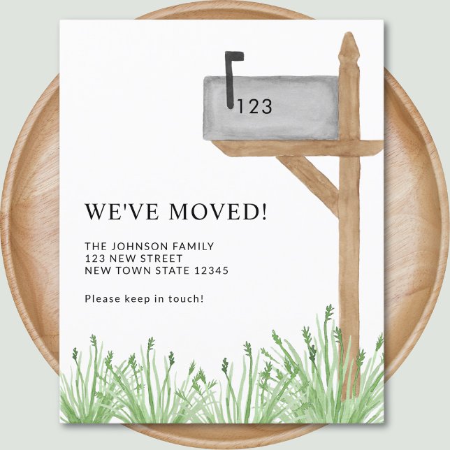 Budget Mailbox We've Moved Moving Announcement  (Creator Uploaded)