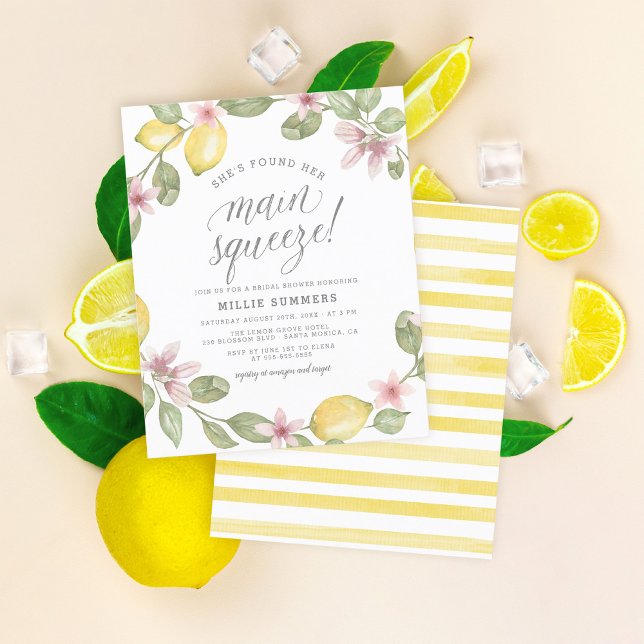 Budget Main Squeeze Lemon Wreath Bridal Shower (Creator Uploaded)