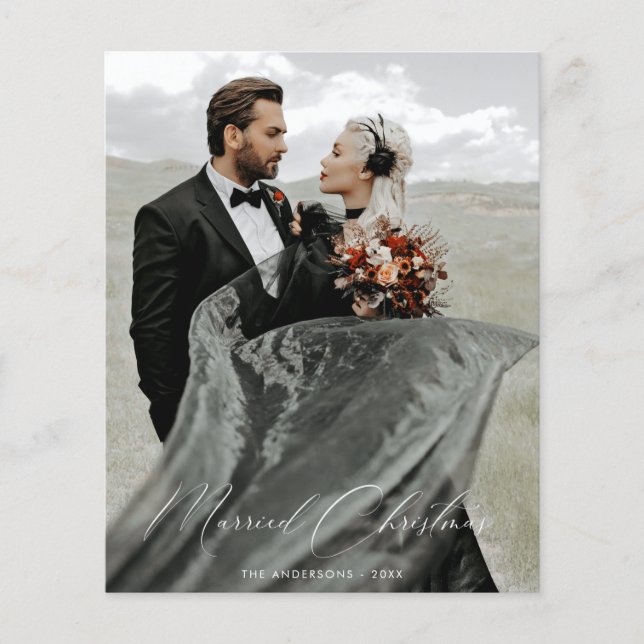 Budget Married Christmas Card (Front)