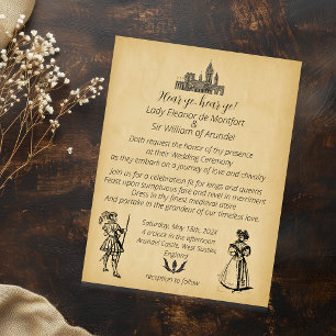 BUDGET Medieval Renaissance Faux Parchment Wedding