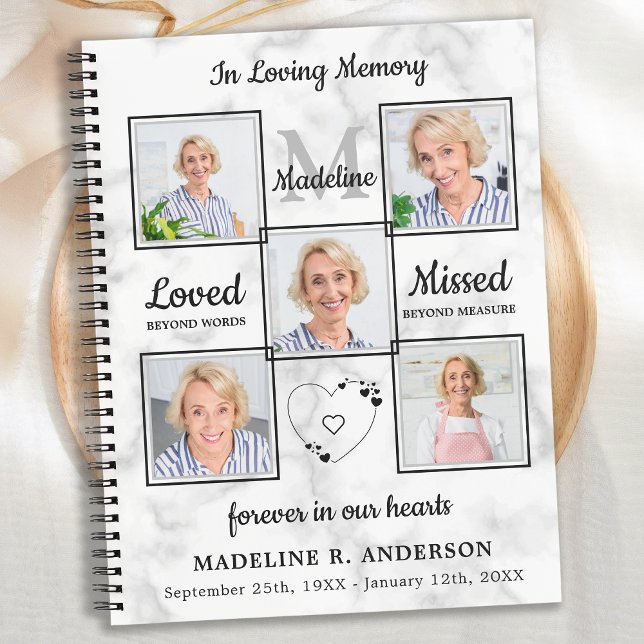 Budget Memorial Loving Memory Funeral Guest Book (Creator Uploaded)