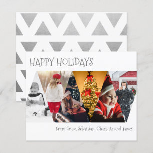 BUDGET Merry Christmas Holiday Photo Collage