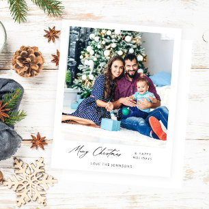 Budget Merry Christmas Instant Photo Minimalist