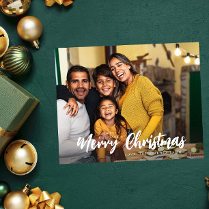 Budget Merry Christmas Minimalist H Photo 3 Flyer