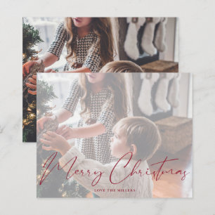 Budget Merry Christmas Multi Photo Minimalist