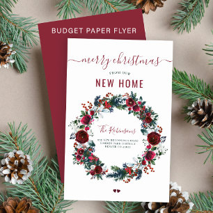 Budget Merry Christmas new home for holiday moving