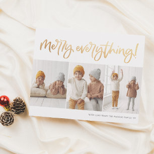 Budget Merry Everything Script 3 Photo Christmas