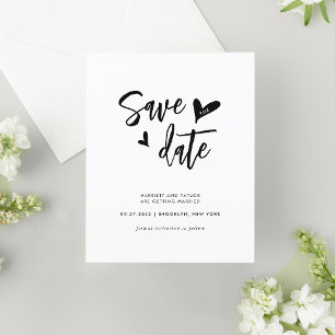 BUDGET Minimal Contemporary Lovely Heart Wedding