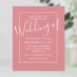 Budget Minimal Modern Wedding Invitations<br><div class="desc">Invite your guests to celebrate your wedding day, with these minimal modern wedding invitations. Featuring a white border around a stylish wedding template which is easy to customise. Incorporate these elegant typography wedding invitations into your own colour scheme by clciking on the customise further link and alter the colour of...</div>