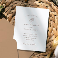 Budget Minimalist Horseshoe | Rustic Brown Wedding