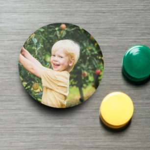 Budget Minimalist Simple Child Photo Pin Magnet