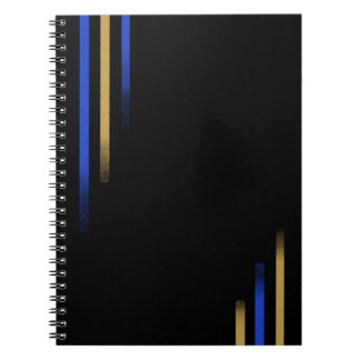 Budget Minimalist Striped Notebook