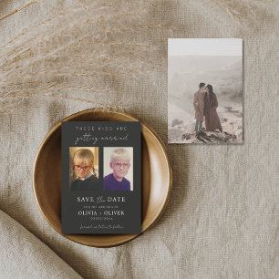 Budget, minimalist these kids are getting married save the date