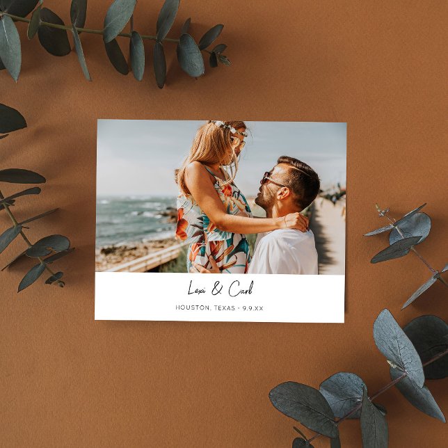 Budget MOD Para Photo Horizontal Save the Date Flyer (Creator Uploaded)