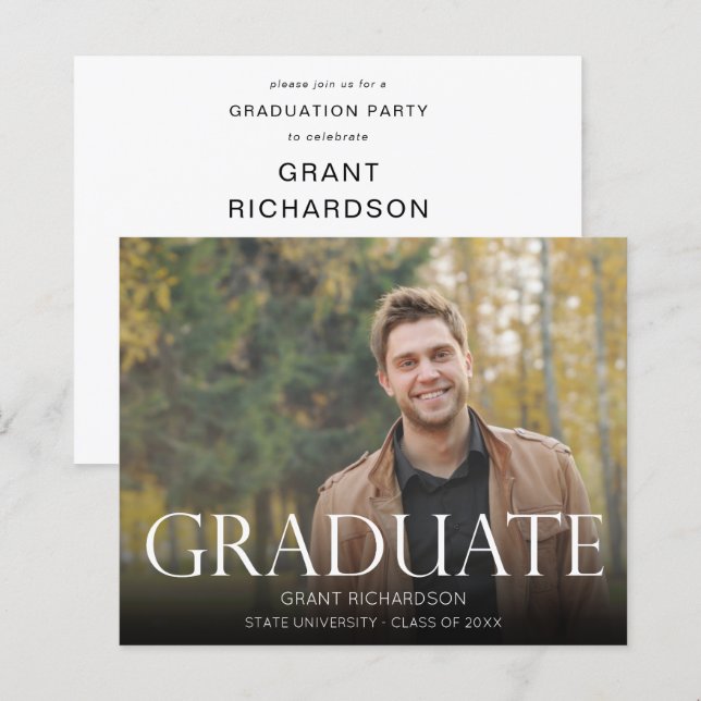 Budget Mod Photo Graduation Party (Front/Back)