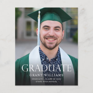 Budget Mod Photo Vertical Graduation Announcement