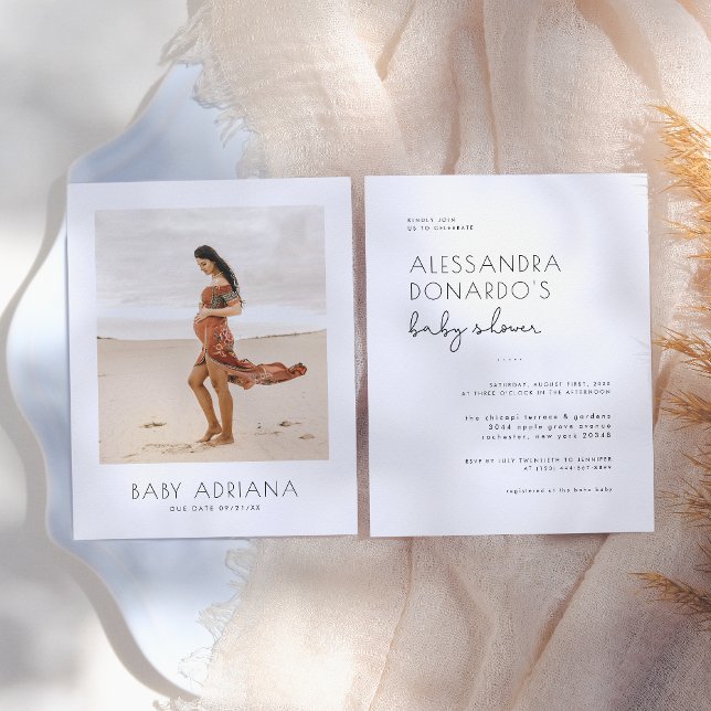 Budget Modern Boho Pregnancy Photo Baby Shower (Creator Uploaded)