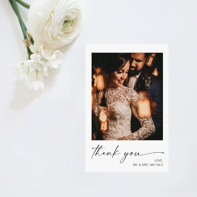 Budget Modern Calligraphy Instan Photo Wedding Flyer (Creator Uploaded)