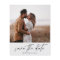 Budget Modern Chic Photo Vertical W Save the Date