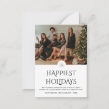 BUDGET Modern Company Logo Photo Christmas Holiday