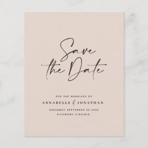 budget Modern handwritten typography wedding 