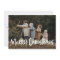 Budget Modern Lettering Two Photo Merry Christmas 