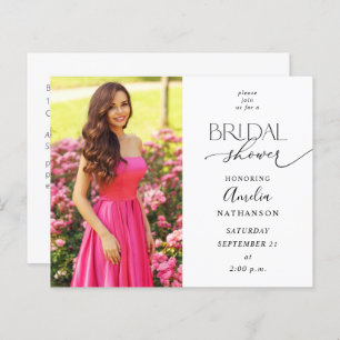 Budget Modern Photo Bridal Shower