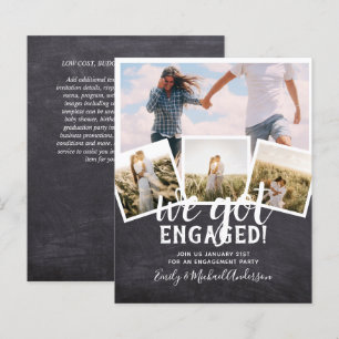 BUDGET Modern PHOTO ENGAGEMENT Announcement