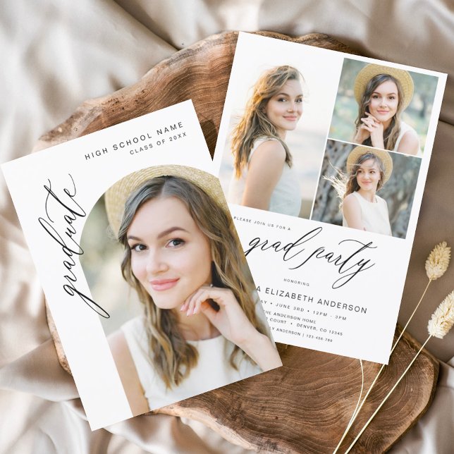 Budget Modern Trendy Photo Graduation Party (Creator Uploaded)