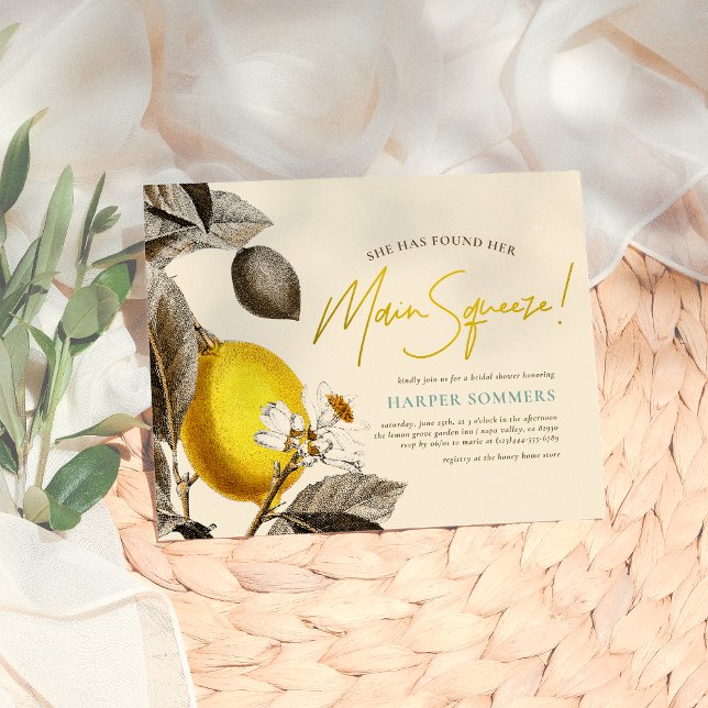 Budget Modern & Vintage Main Squeeze Bridal Shower (Creator Uploaded)