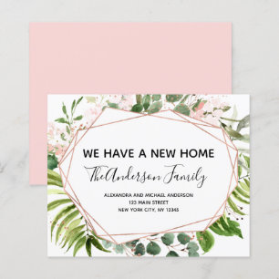 Budget Moving Announcement Eucalyptus Greenery