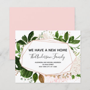 Budget Moving Announcement Eucalyptus Greenery