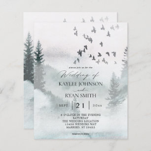 Budget Nature Forest & Birds Wedding