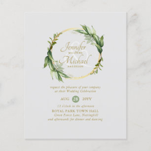 BUDGET Natures Love Greenery Wreath Wedding