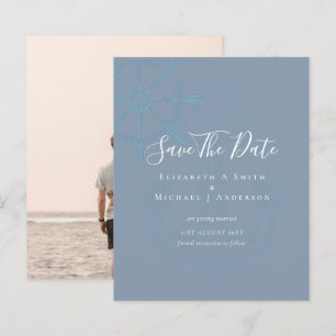 BUDGET Nautical PHOTO Save Dates Sea Beach Ocean